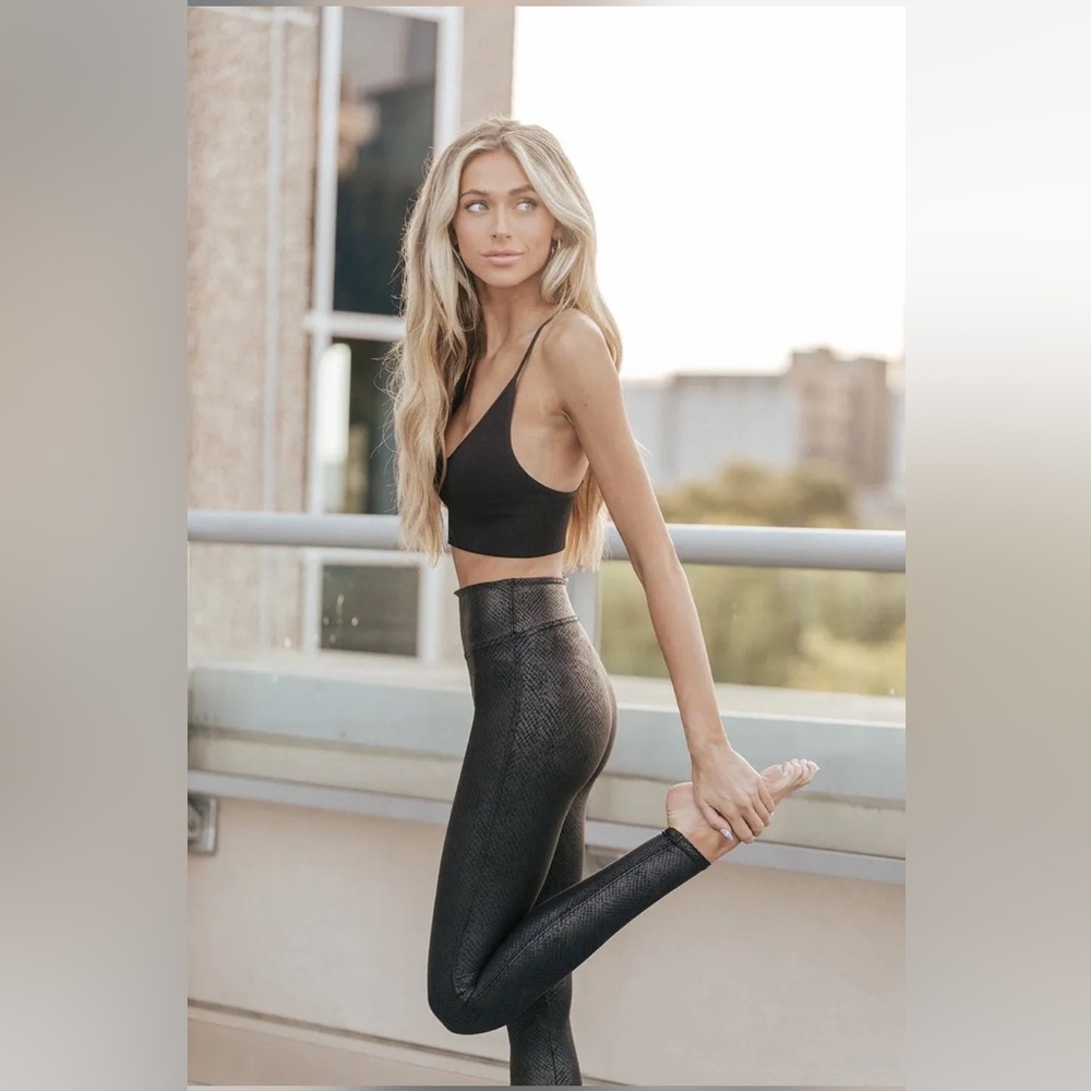 Spanx faux leather leggings